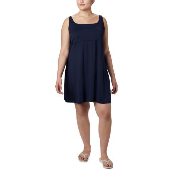 Columbia PFG Freezer III Plus Size, Vestidos Azul Marino Para Mujer | 397451-RDF